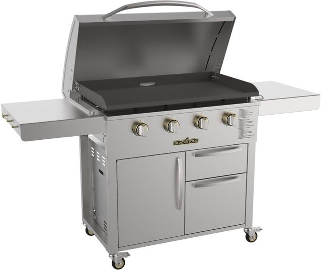 Blackstone® 4-Burner Stainless Steel Freestanding Liquid Propane Grill-0