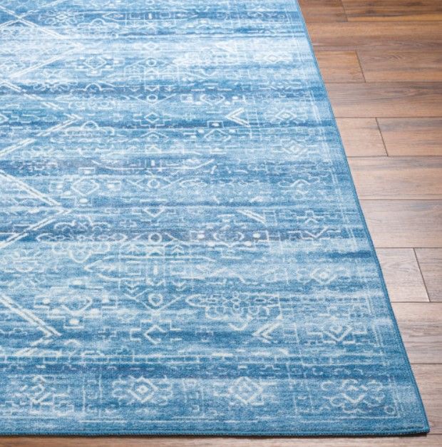 Surya Hera Blue 4'x6' Area Rug-1