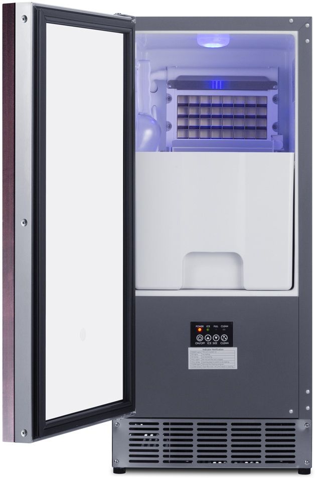 Summit® 15" 45 lb. Panel Ready Undercounter Ice Maker-1