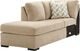 Signature Design by Ashley® MaKaylen 2-Piece Almond Left-Arm Facing Sectional and Chaise-1