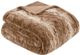Olliix by Madison Park Zuri 1 Tan Faux Fur Oversized Bed Throw-0