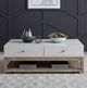Liberty Furniture Berkley Square Linen Cocktail Table with Khaki Base-1
