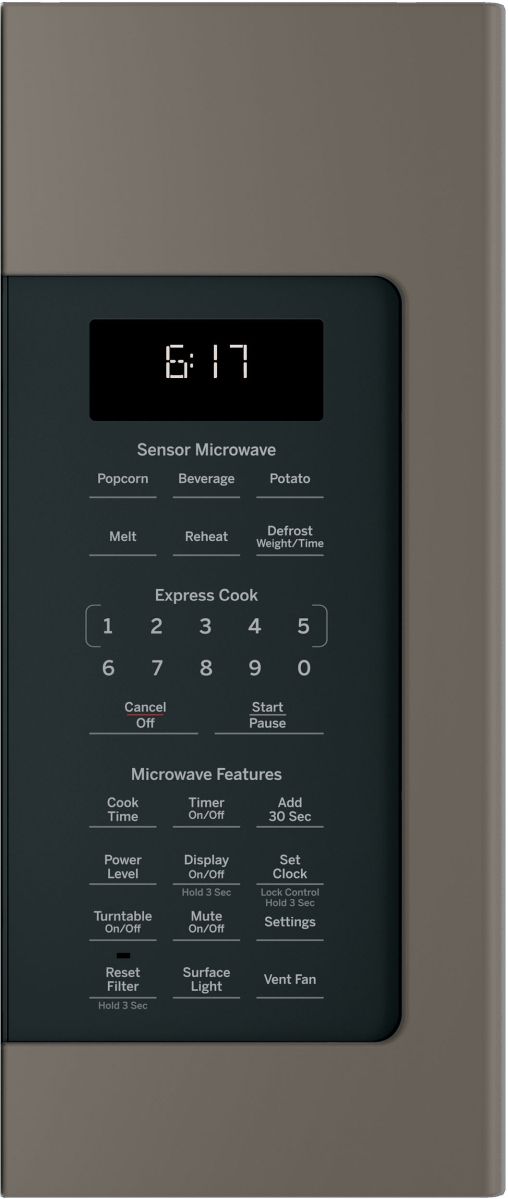 GE® Series 1.7 Cu. Ft. Slate Over The Range Sensor Microwave-1