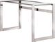 Coaster® Hartford Chrome Glass Top Writing Desk-0