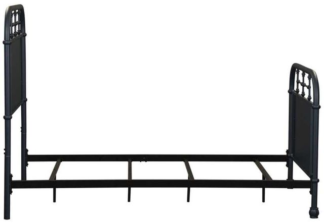 Liberty Furniture Vintage Navy Twin Youth Metal Rod Bed-2