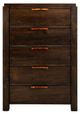 International Furniture Direct Raramuri Black Chest-5