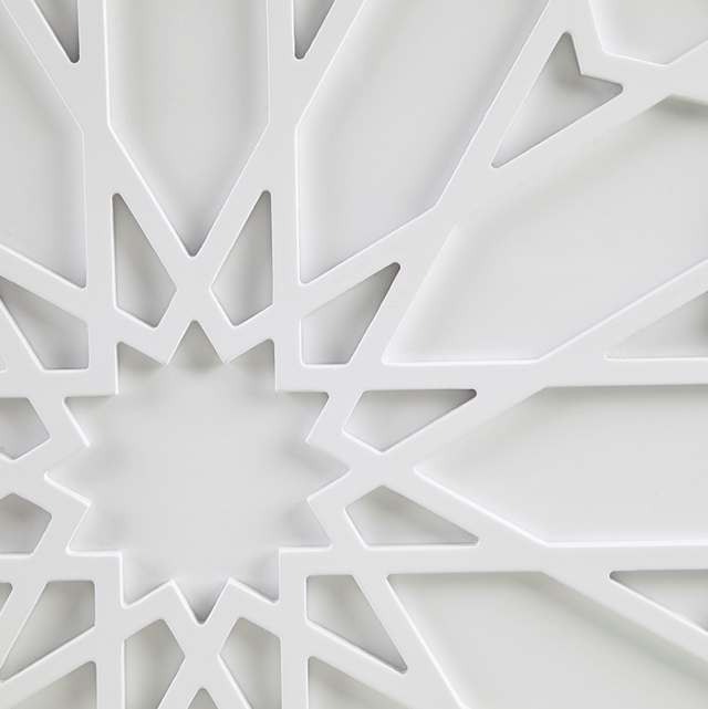 Olliix by Madison Park Boho Notion Offwhite Square Carved Wall Panel-3