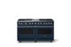 Viking® 5 Series 60" Slate Blue Pro Style Dual Fuel (NG) Range with Polished Chrome Trim-0