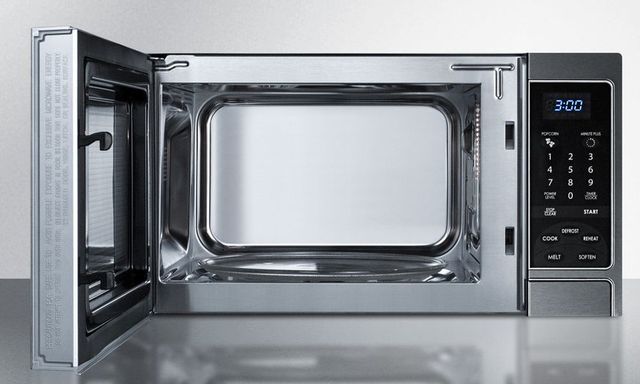 Summit® 0.9 Cu. Ft. Stainless Steel Countertop Microwave-2