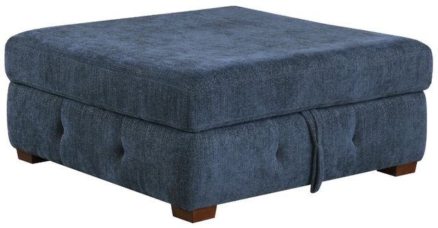 Homelegance® Raife Blue Storage Ottoman-0