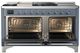 Ilve® Majestic III 60" Blue Gray Pro Style Dual Fuel Natural Gas Range with Griddle and Chrome Trim-1