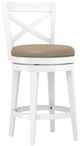 HH2 Home Grace Beige/White Counter Height Stool-0