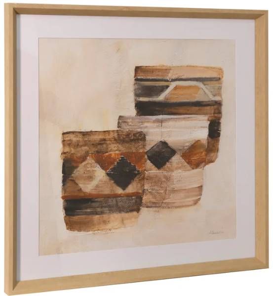 Stylecraft Desert Still Life III Beige/Black/Brown/Gray/Off-White Wall Art-0