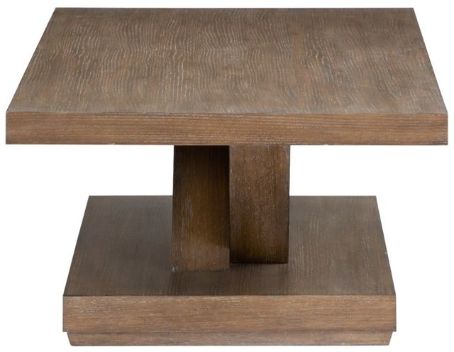 Magnussen Home® Lansbury Antique Wheat Rectangular Cocktail Table with Casters-3