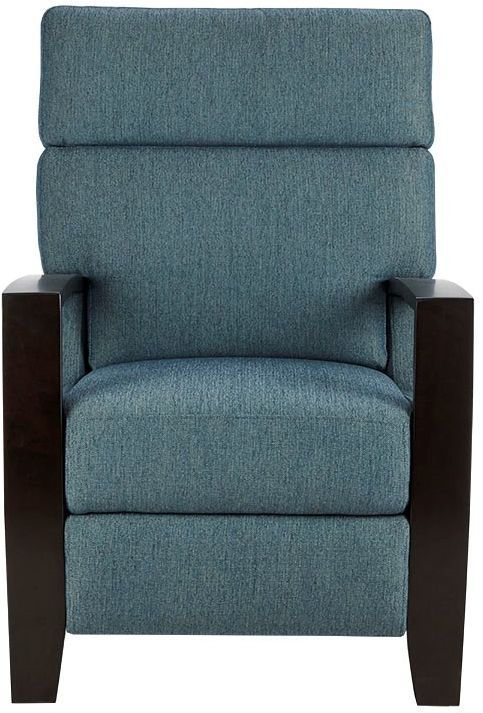 Olliix by Madison Park Blue Katniss Push Back Recliner-0