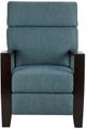 Olliix by Madison Park Blue Katniss Push Back Recliner-0