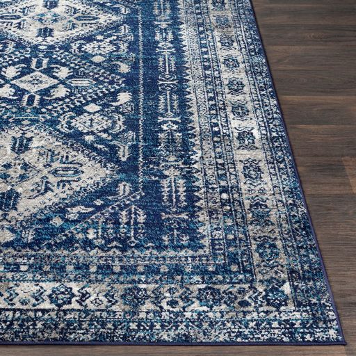 Surya Monte Carlo Navy 7' Square Rug-3
