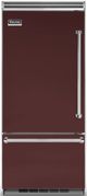 Viking® 5 Series 36 in. 20.4 Cu. Ft. Kalamata Red Built In Bottom Freezer Refrigerator-0