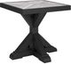Signature Design by Ashley® Beachcroft Light Gray Aluminum/Resin Outdoor End Table with Black Base-0