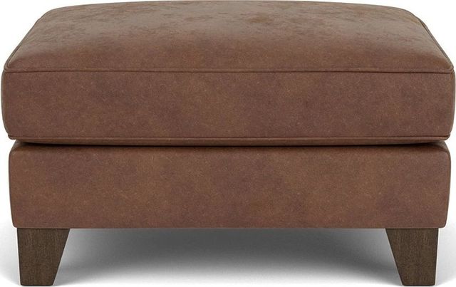 Flexsteel® Sullivan Brown Silt Ottoman-1
