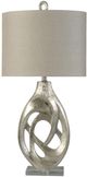Stylecraft Champagne Silver Crystal Accented Table Lamp-0