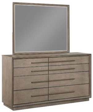 front view of the Coaster® Durango Washed Oak Dresser and Mirror