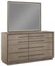 Coaster® Durango Washed Oak Dresser and Mirror-0