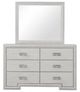 Furniture of America® Basilone Rustic White Dresser-2