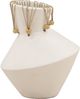 Dovetail Furniture Tavo 2-Piece White Vase Set-1
