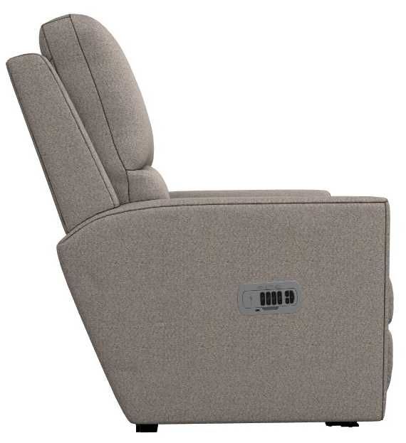 La-Z-Boy® Wynne Stone Power Wall Recliner with Headrest and Lumbar-3