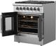 FORNO® Galiano 30" Stainless Steel Pro Style Dual Fuel Range-3