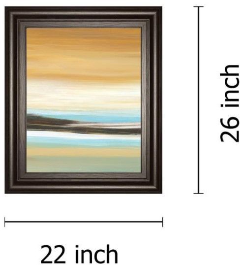 Classy Living Tesla Horizons Il 22" Wall Art-2