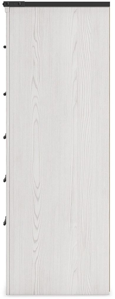 Signature Design by Ashley® Schoenberg White Rustic Chest of Drawers-1