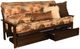Kodiak Furniture Monterey Canadian/Espresso Full Storage Futon with Mattress -0
