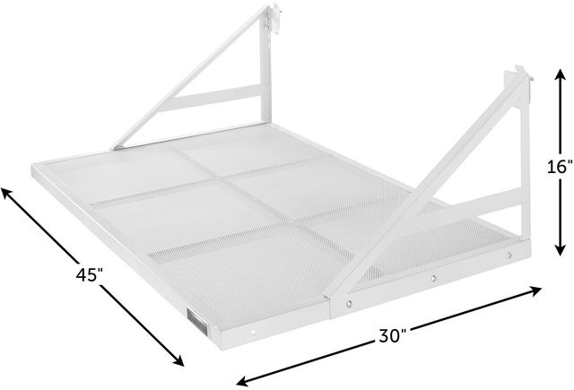 Gladiator® White Overhead Max GearLoft™ Storage Shelf-1
