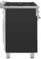 Smeg Professional 36" Anthracite Pro Style Gas Range-2