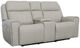Flexsteel® Barnett Timber Power Reclining Loveseat with Console, Power Headrests and Lumbar-0