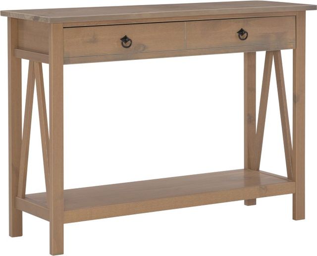 Linon Titian Driftwood Console Table-0