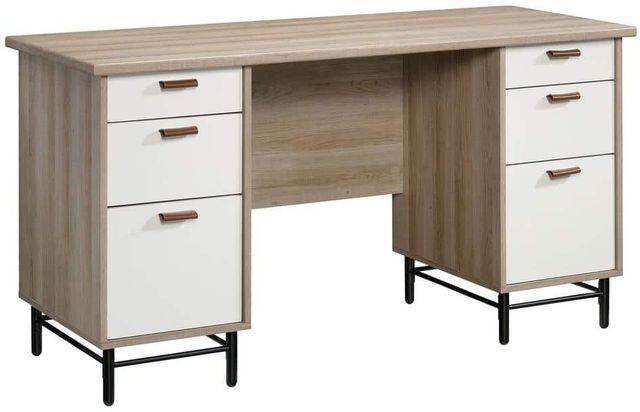 Sauder® Anda Norr® Sky Oak® Executive Desk Economy Furniture