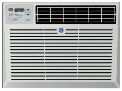 GE® ENERGY STAR® 115 Volt Electronic Room Air Conditioner-Gray-0