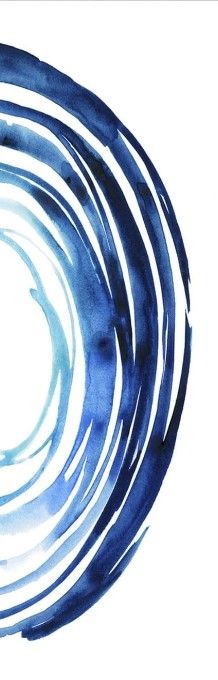 Classy Art Blue Vortex II by Grace Popp Wall Art-2