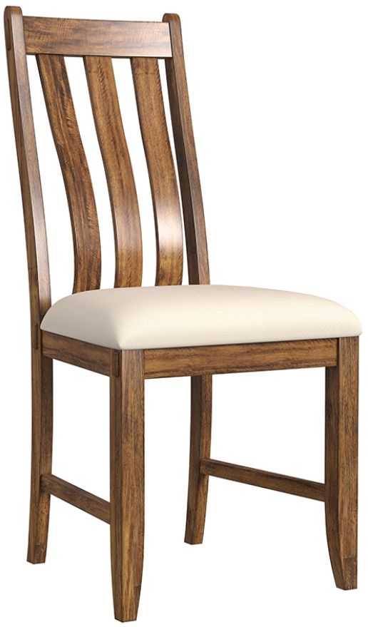 A-America® Silverdale Russet Upholstered Slatback Dining Chair-0