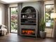 Sunny Designs™ Wide Arch Urban Bronze Bookcase-3