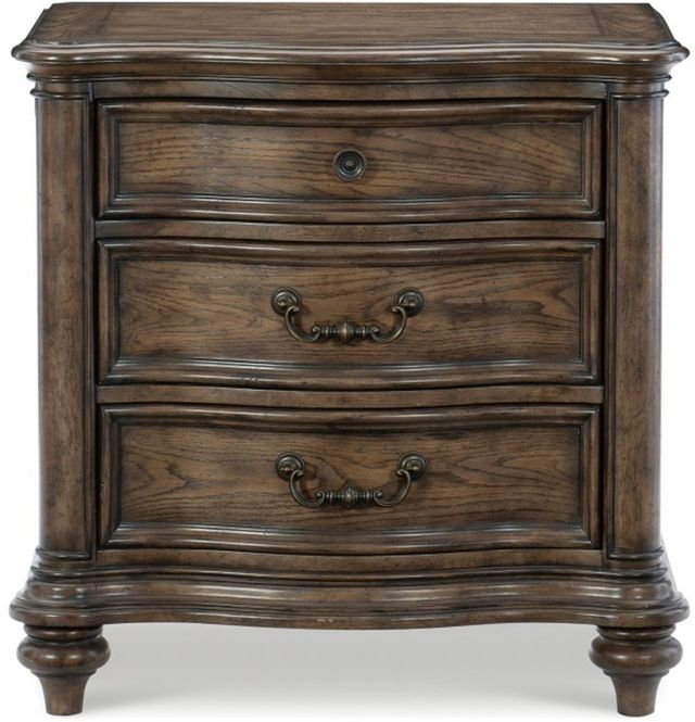 Mazin Furniture Heath Court Oak Nightstand-0