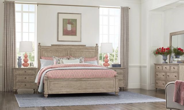 American Drew® Cambric Sova Breve King Panel Bed-1