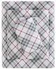 Olliix by True North by Sleep Philosophy Cozy Flannel Red Plaid Twin Cotton Printed Sheet Set-0