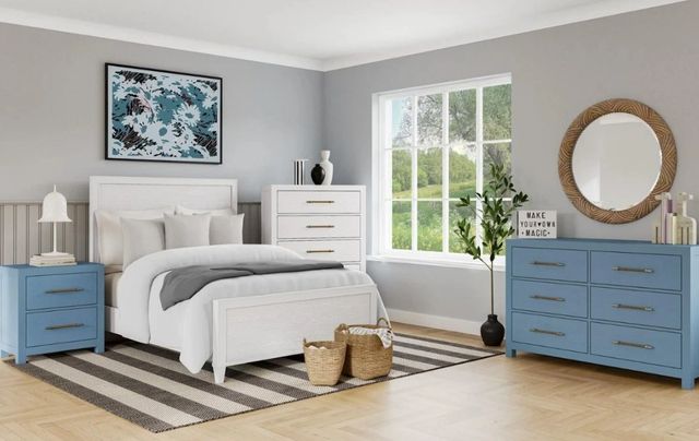 blue dresser set Butler Dresser