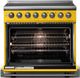 Viking® 5 Series 36" Daffodil Pro Style Induction Range with Polished Chrome Trim-1