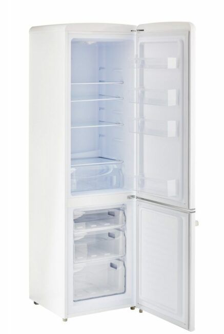 Unique Appliances 22" 9.7 Cu. Ft. Marshmallow White Bottom freezer Compact Refrigerator-3