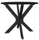 Telescope Casual 5W88 Black Polymers 23" Outdoor MGP Slat Round End Table-2